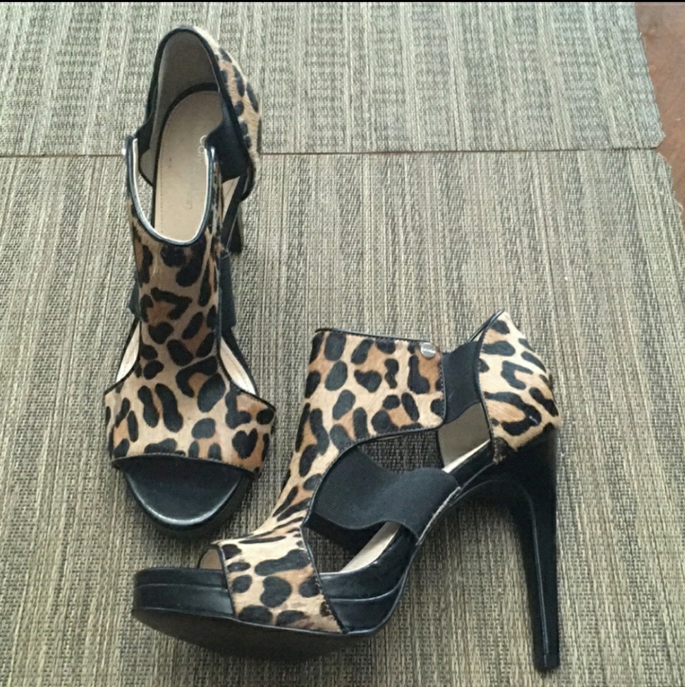 Calvin Klein Leopard Heels